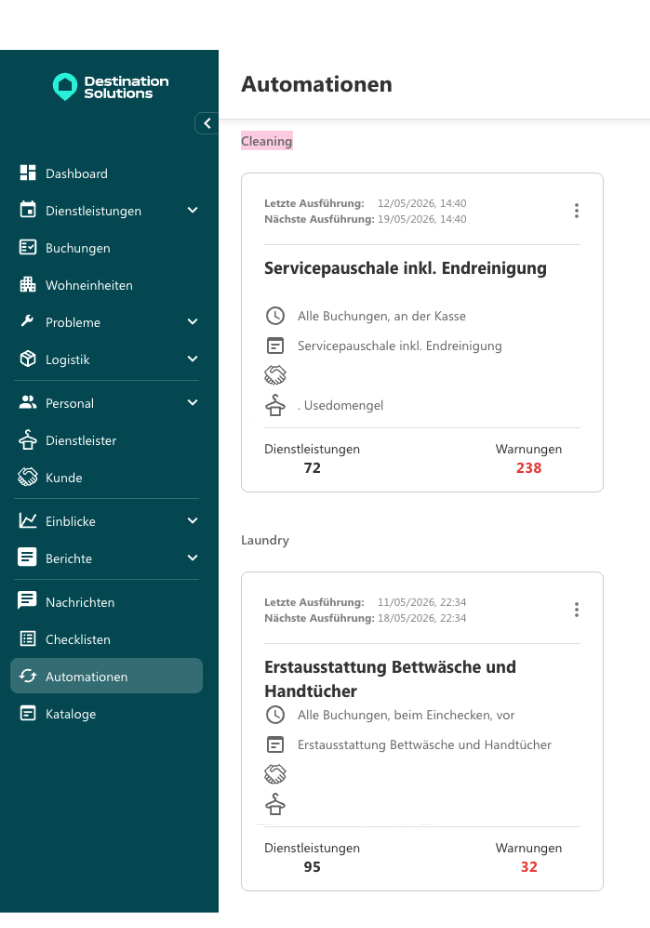 Doinn Kalender und Aufgabenübersicht